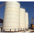 Planta de concreto portátil HZS50 com silo de cimento